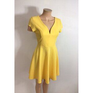Miami Yellow Summer Dress Womens XS